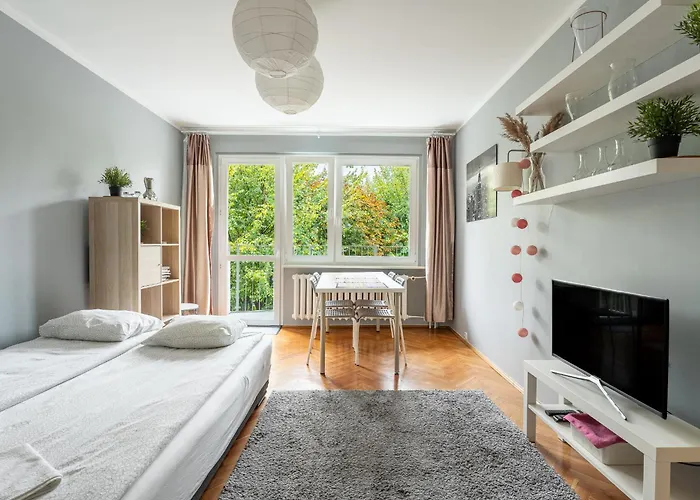 Wiosenny 52m2 - Osobne Sypialnie, Wsrod Drzew, Balkon, Spokoj * 克沃兹科